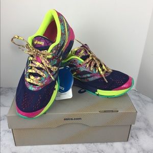 ASICS Gel Noosa 10 Running Shoes Navy Hot Pink 7